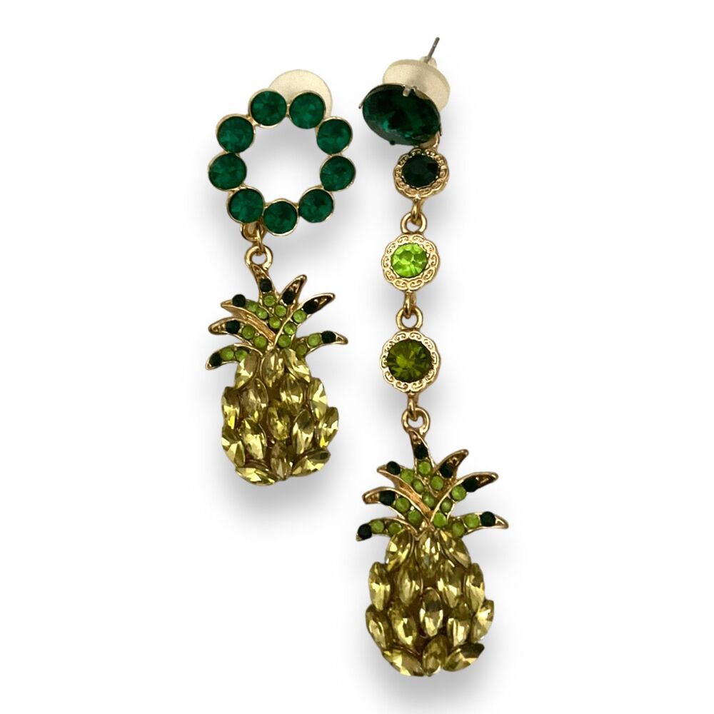 Marquise Crystal Pineapple Dangle Earrings